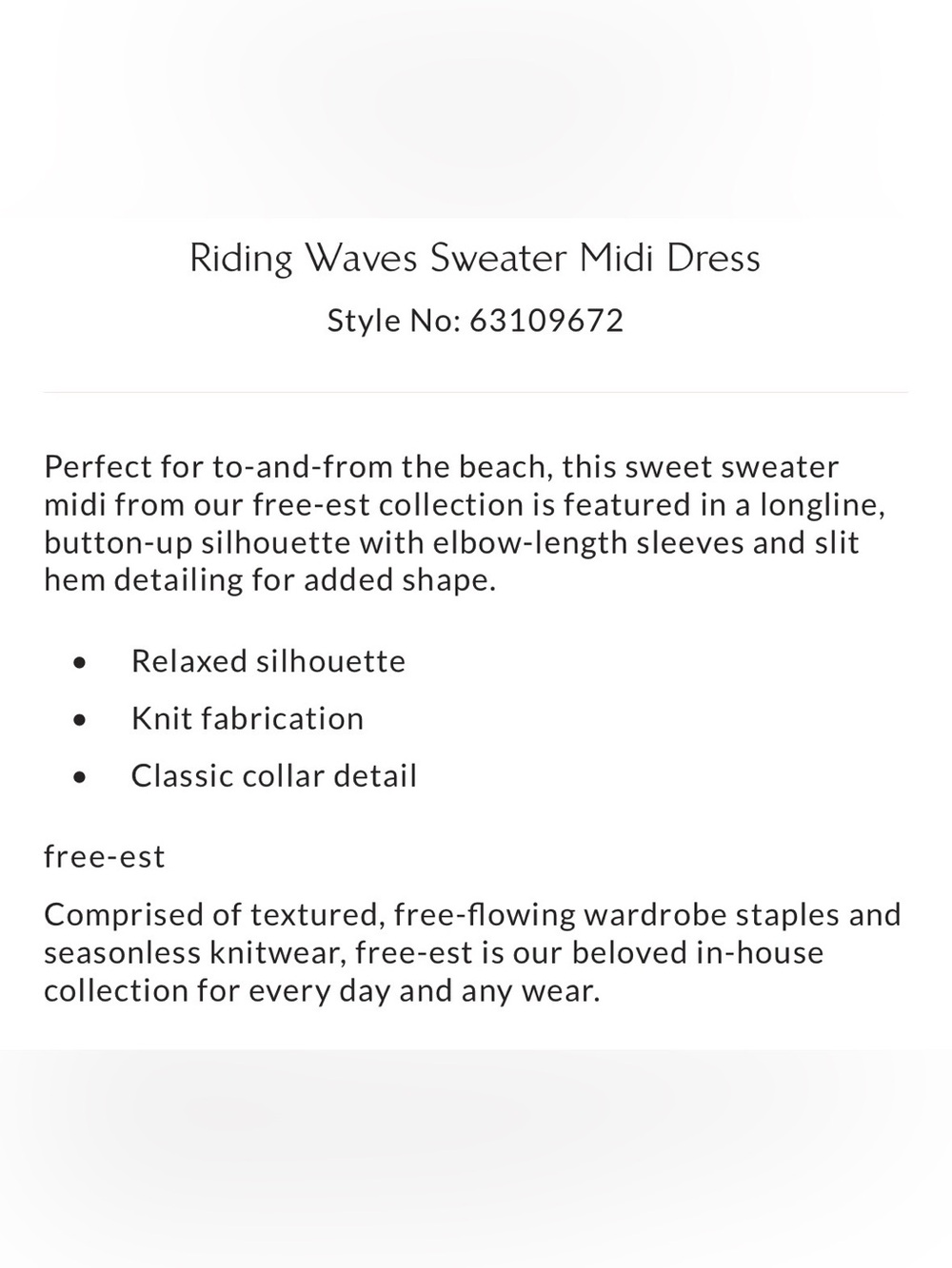 Free People Beach 🌊 Riding Waves Sweater Midi Dress 🌅 Green Emerald Wave Size XS - Picture 5 of 9